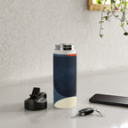 mid century geometric autumn 4 Water Bottle Gallery Image 4