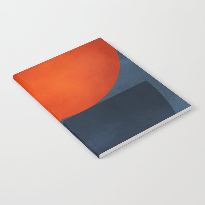 mid century geometric autumn 4 Notebook Gallery Image 2