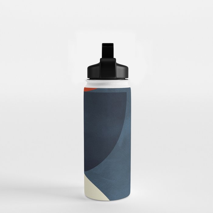 mid century geometric autumn 4 Water Bottle Gallery Image 2