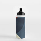 mid century geometric autumn 4 Water Bottle Gallery Image 2