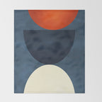 mid century geometric autumn 4 Throw Blanket Gallery Image 2