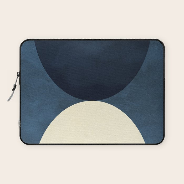 mid century geometric autumn 4 Laptop Sleeve Gallery Image 1