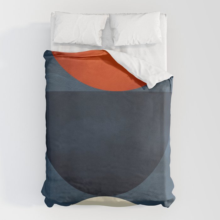 mid century geometric autumn 4 Duvet Cover Gallery Image 6