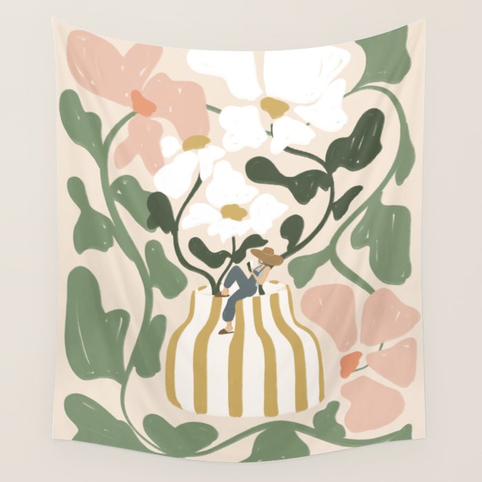 Bloom Reading Wall Tapestry Gallery Image 4