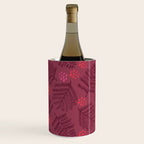 Winter & Woodsy Pine Trees in Ruby Red Wine Chiller Gallery Image 2
