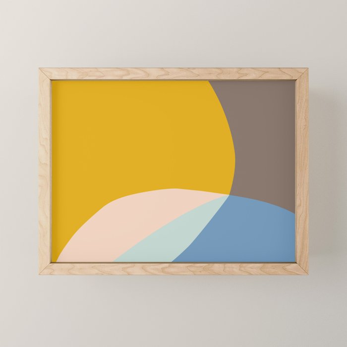 Organic Overlap Mini Art Print Gallery Image 1