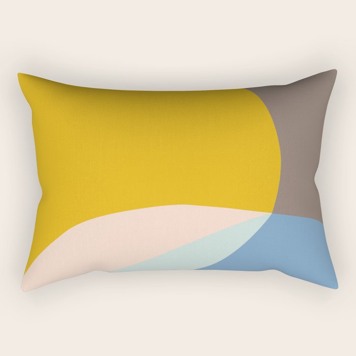 Organic Overlap Rectangular Pillow Gallery Image 1