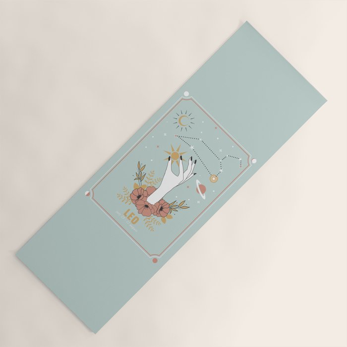 Leo Zodiac Series Yoga Mat Gallery Image 1