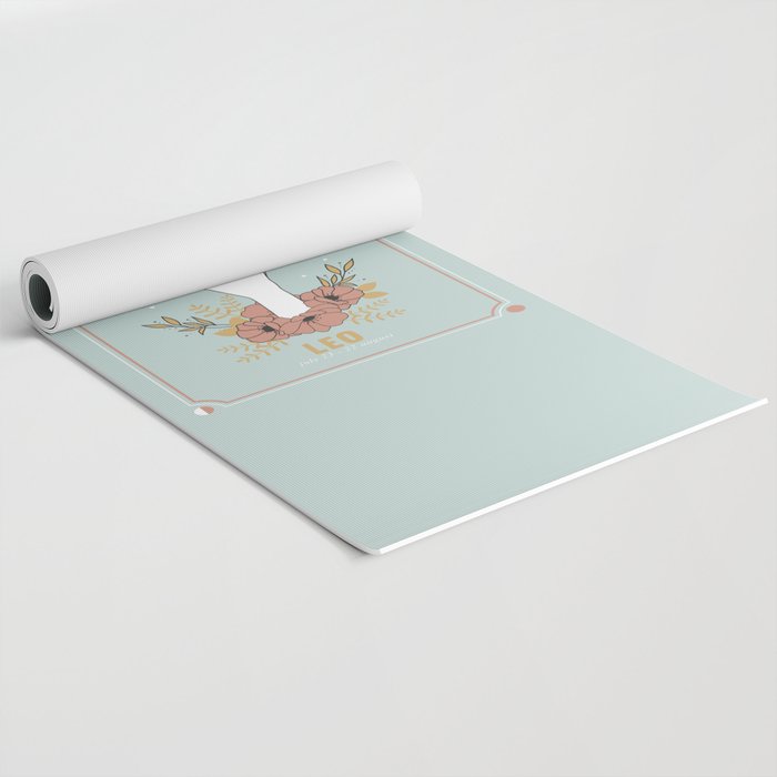 Leo Zodiac Series Yoga Mat Gallery Image 2
