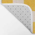 CHECKER - 001 - Goldenrod Bath Mat Gallery Image 2