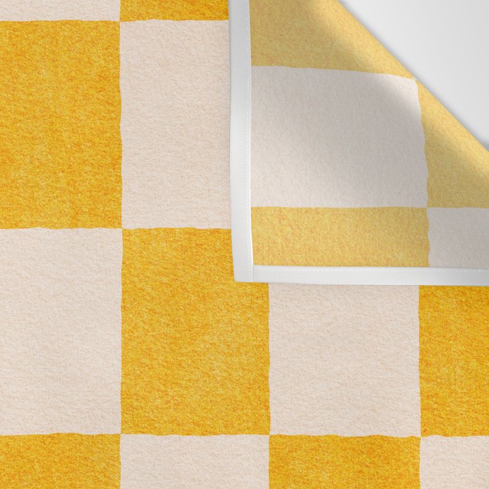 CHECKER - 001 - Goldenrod Wall Tapestry Gallery Image 3