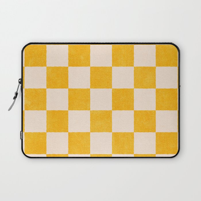 CHECKER - 001 - Goldenrod Laptop Sleeve Gallery Image 1