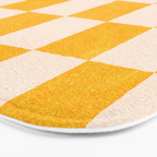 CHECKER - 001 - Goldenrod Bath Mat Gallery Image 3
