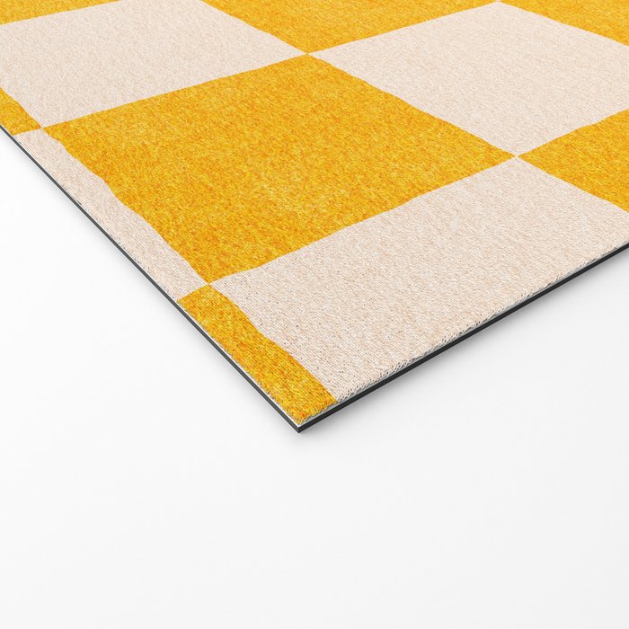 CHECKER - 001 - Goldenrod Welcome Mat Gallery Image 2