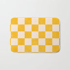 CHECKER - 001 - Goldenrod Bath Mat Gallery Image 1