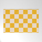 CHECKER - 001 - Goldenrod Welcome Mat Gallery Image 1