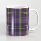 Vintage Purple Tartan Plaid Pattern Coffee Mug Gallery Image 1