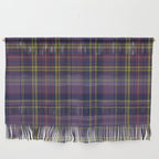 Vintage Purple Tartan Plaid Pattern Wall Hanging Gallery Image 1