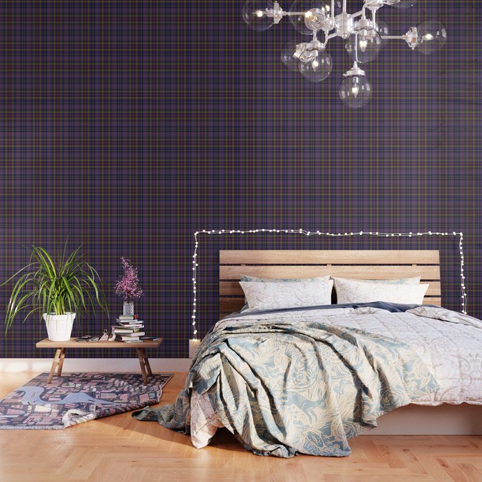 Vintage Purple Tartan Plaid Pattern Wallpaper Gallery Image 3