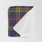 Vintage Purple Tartan Plaid Pattern Throw Blanket Gallery Image 3