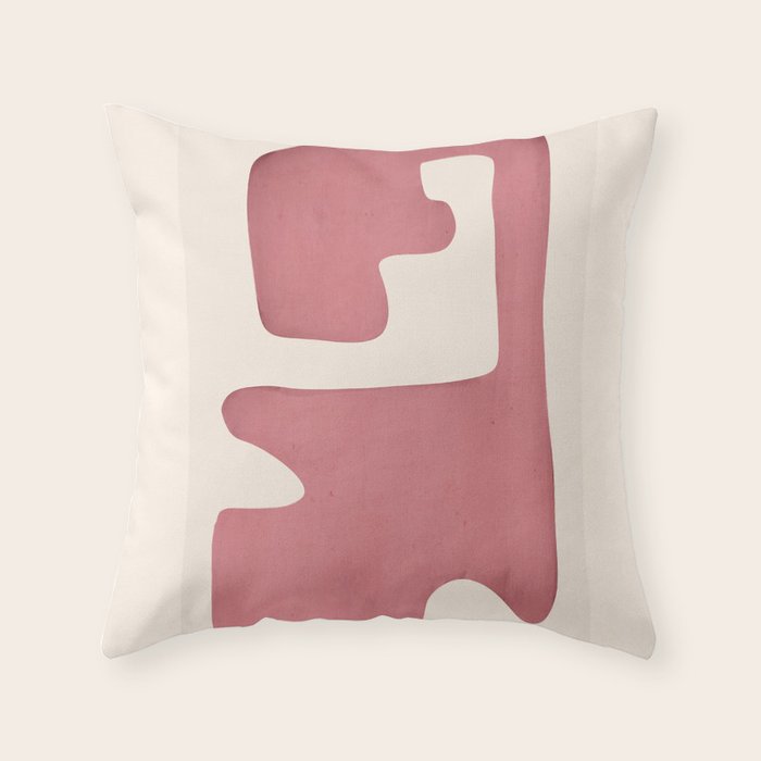 Modern Abstract Shapes 89 Throw Pillow Gallery Image 1