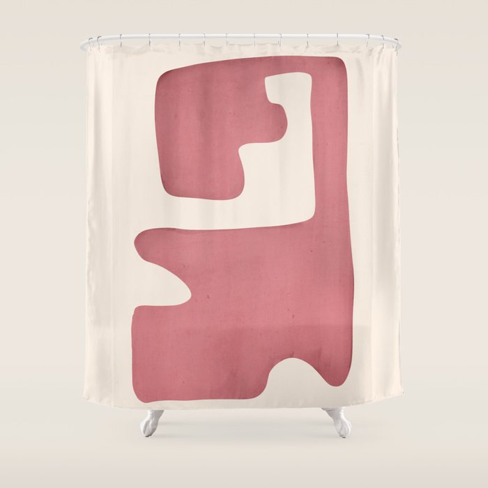 Modern Abstract Shapes 89 Shower Curtain Gallery Image 1