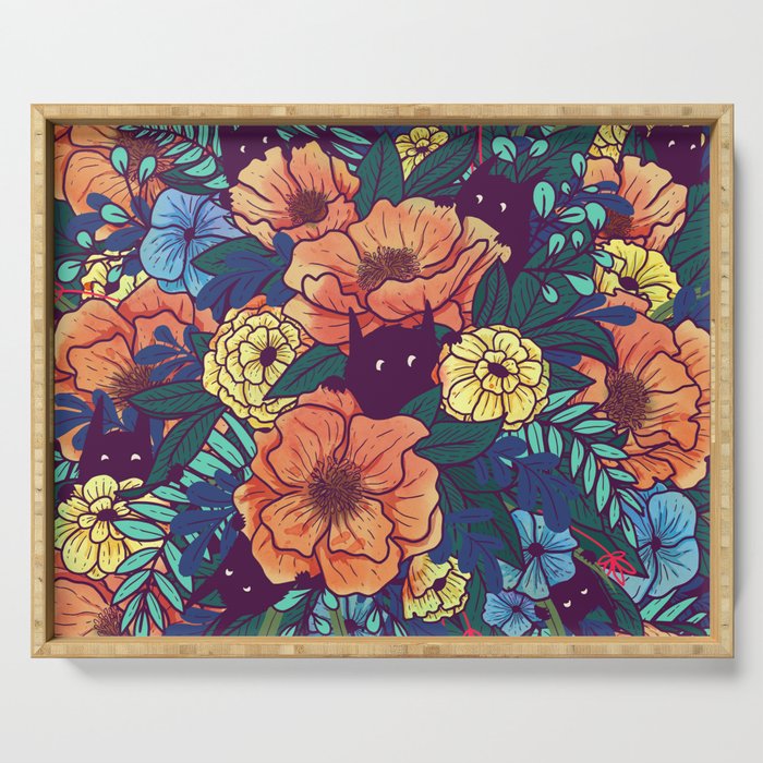 Wild Flowers Serving Tray Gallery Image 1