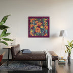 Wild Flowers Wood Wall Art Gallery Image 2