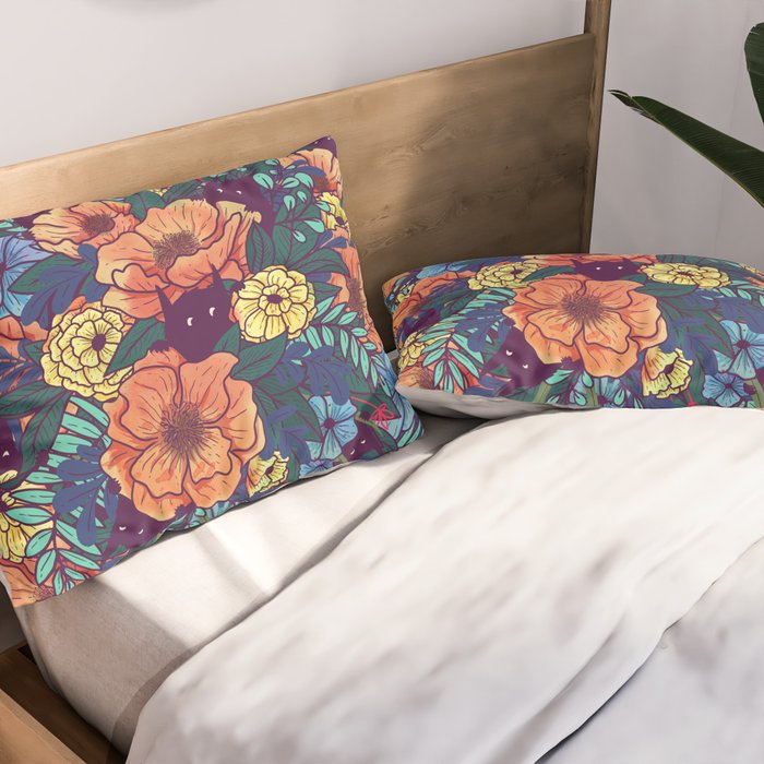 Wild Flowers Pillow Sham Gallery Image 2