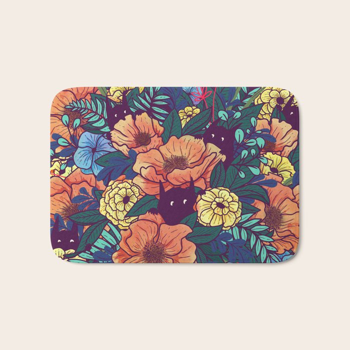 Wild Flowers Bath Mat Gallery Image 1