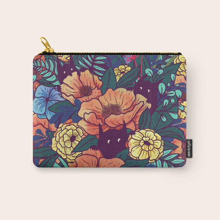 Wild Flowers Carry All Pouch Gallery Image 1