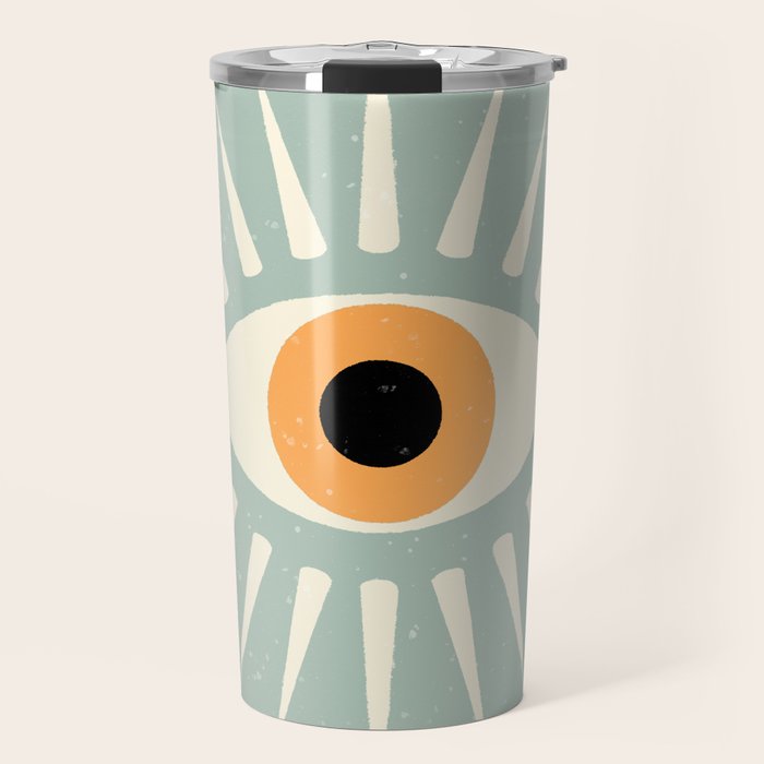 Yellow Eye Travel Mug Gallery Image 1