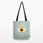 Yellow Eye Tote Bag Gallery Image 2