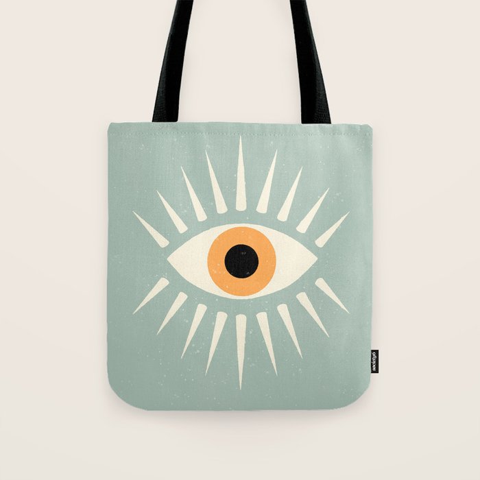 Yellow Eye Tote Bag Gallery Image 1
