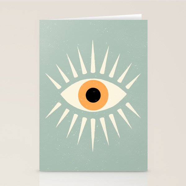 Yellow Eye Stationery Card Gallery Image 2