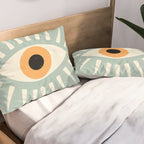 Yellow Eye Pillow Sham Gallery Image 2