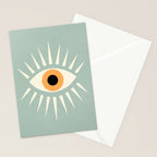 Yellow Eye Stationery Card Gallery Image 2