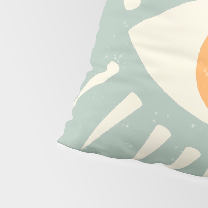 Yellow Eye Pillow Sham Gallery Image 4