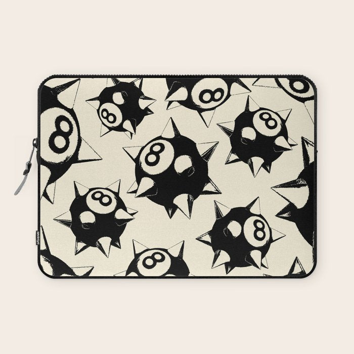 The Spiked 8 Ball Laptop Sleeve Gallery Image 1