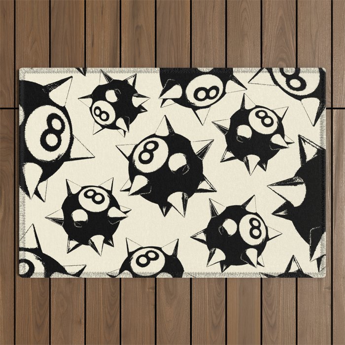 The Spiked 8 Ball Outdoor Rug Gallery Image 1