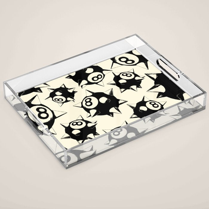 The Spiked 8 Ball Acrylic Tray Gallery Image 1