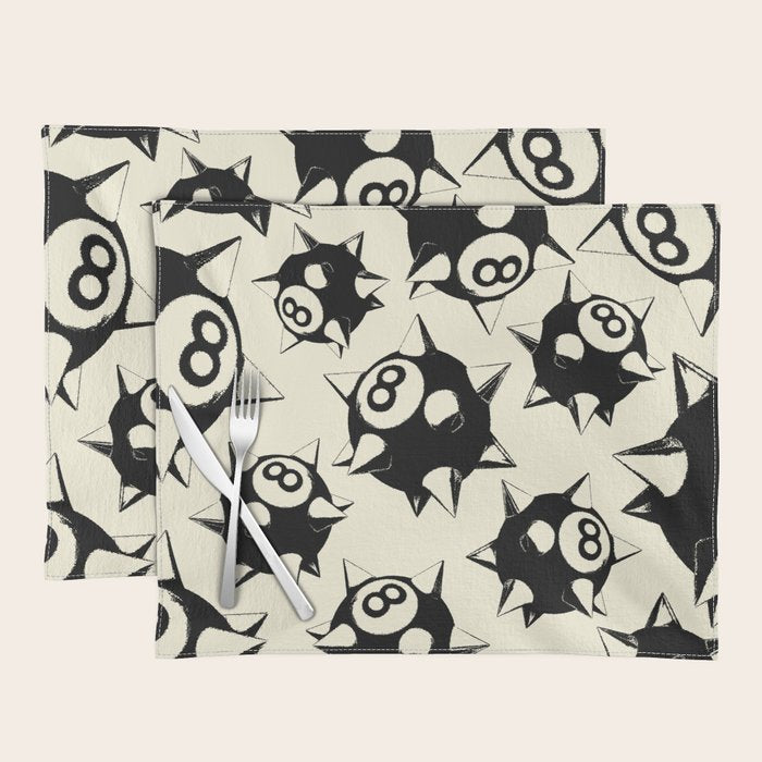 The Spiked 8 Ball Placemat Gallery Image 1