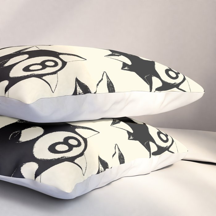 The Spiked 8 Ball Pillow Sham Gallery Image 3