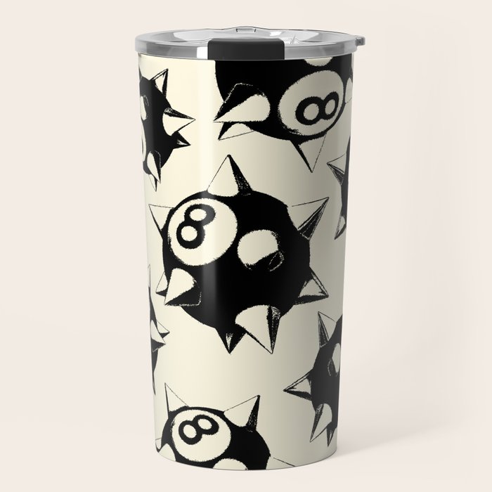The Spiked 8 Ball Travel Mug Gallery Image 1