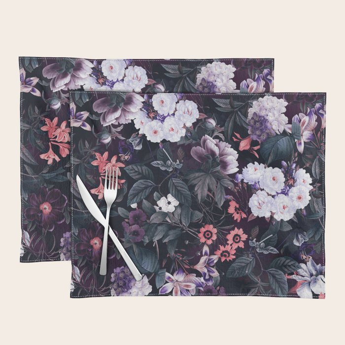 Midnight Garden XXI Placemat Gallery Image 1