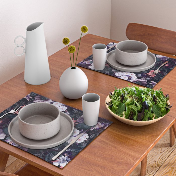 Midnight Garden XXI Placemat Gallery Image 2