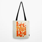 Let the good times roll - retro type Tote Bag Gallery Image 2