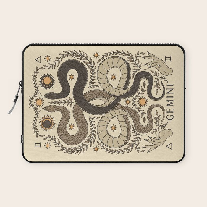 Gemini, The Twins Laptop Sleeve Gallery Image 1