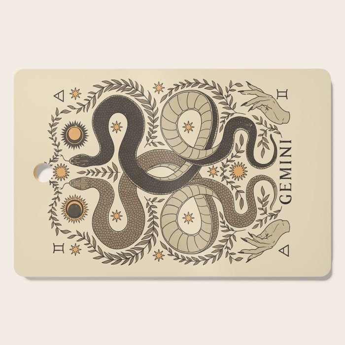 Gemini, The Twins Cutting Board Gallery Image 1
