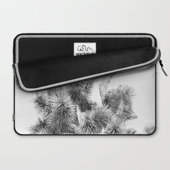 Twisted Joshua Tree - Black and White Photography Laptop Sleeve Gallery Image 2